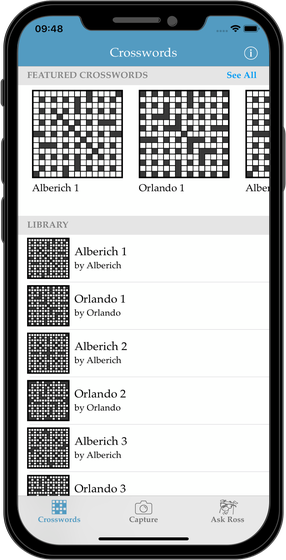 Crossword Genius iPhone Image 1